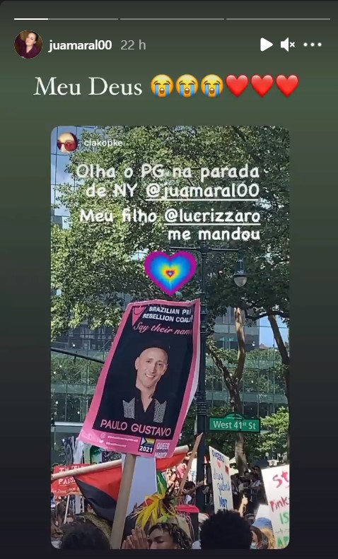 Paulo Gustavo foi lembrado durante o evento, em Nova York – Foto: Instagram/Reprodu&ccedil;&atilde;o/ND