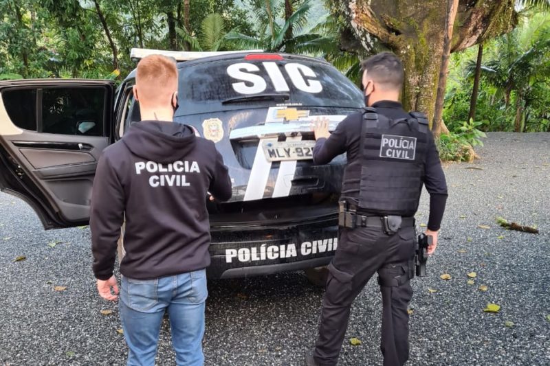 Homem é preso por armazenar mais de 5 mil arquivos de pornografia infantil no Vale – Foto: Divulgação/Polícia Civil