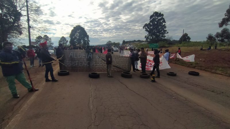 Bloquei deve acontecer na SC-283, sentido a Arvoredo, nesta manh&atilde; de quarta-feira (30) – Foto: Felipe Kreusch/NDTV