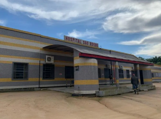 Ad&eacute;lia foi internada no Hospital S&atilde;o Roque de Morro da Fuma&ccedil;a no dia 24 deste m&ecirc;s – Foto: Divulga&ccedil;&atilde;o/Hospital S&atilde;o Roque/ND