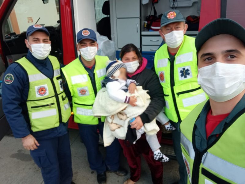 Kelvin Camargo ficou cerca de 13 horas perdido na mata em Campo Alegre – Foto: Bombeiros Militares/Divulgação