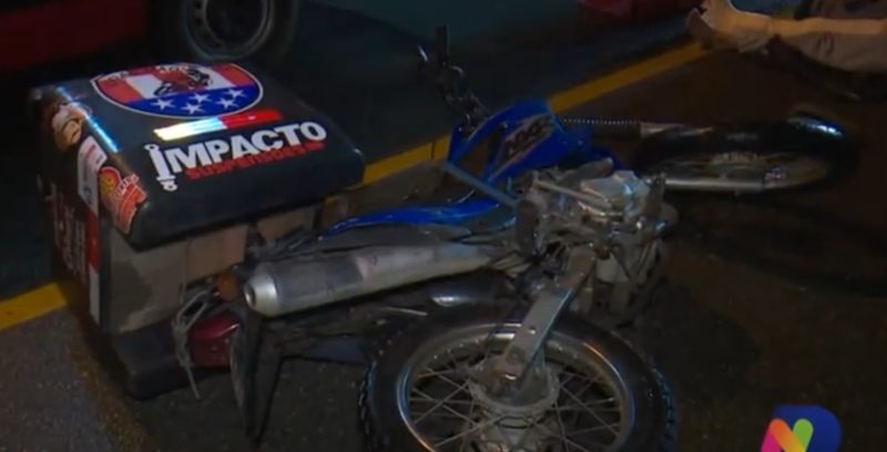 acidente entre moto e carro