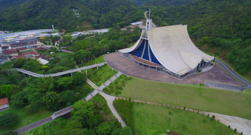 Santu&aacute;rio Santa Paulina, em Nova Trento – Foto: Santu&aacute;rio Santa Paulina/Divulga&ccedil;&atilde;o/ND