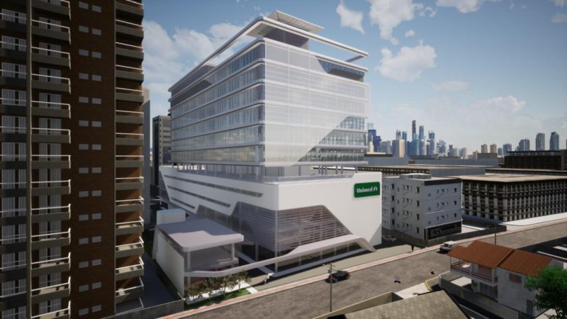 Novo hospital em Itajaí deve contar com 200 leitos – Foto: Unimed Litoral/Divulgação