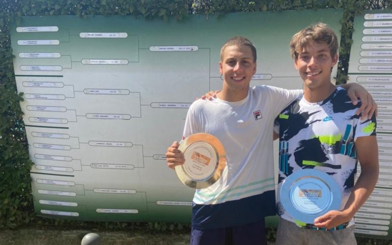 Pedro Boscardin e sua dupla ficaram com o vice no torneio disputado na It&aacute;lia – Foto: Divulga&ccedil;&atilde;o