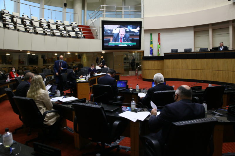 Plenário da Assembleia Legislativa de SC – Foto: Agência Alesc/Solon Soares