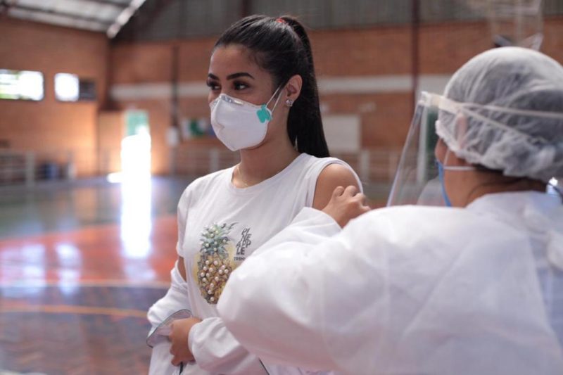 Pessoas com 43 anos podem agendar para se imunizar contra a Covid-19 – Foto: Prefeitura de Chapec&oacute;/Divulga&ccedil;&atilde;o/ND