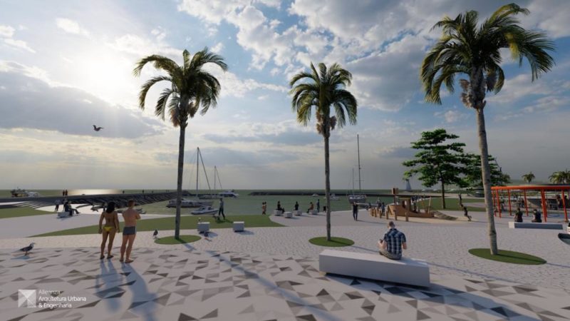 Entidade tamb&eacute;m desenvolveu projeto de engordamento da praia – Foto: ACIP/Divulga&ccedil;&atilde;o