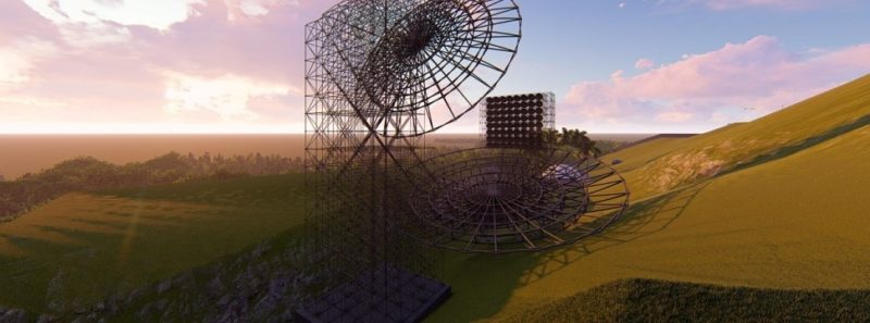 Radiotelescópio BINGO mapeará energia escura a partir do céu brasileiro - Divulgação