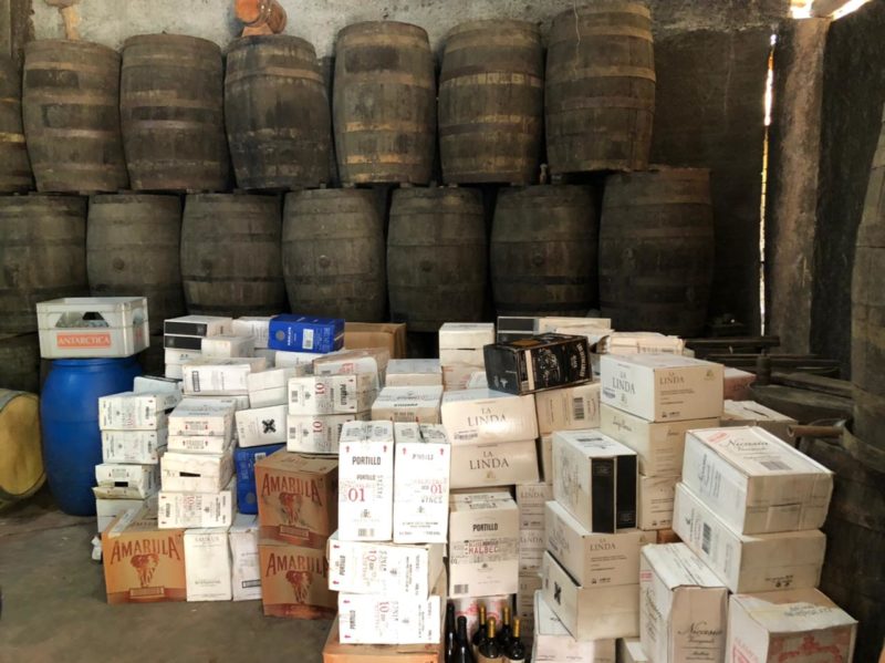 Bebidas alcoólicas apreendidas pela Receita Federal serão transformadas em álcool 70° – Foto: Divulgação/Receita Federal