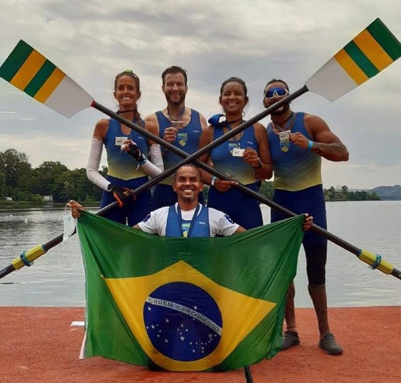 Equipe que conquistou vaga nos Jogos Paralímpicos de Tóquio. – Foto: Feresc/divulgação/ND
