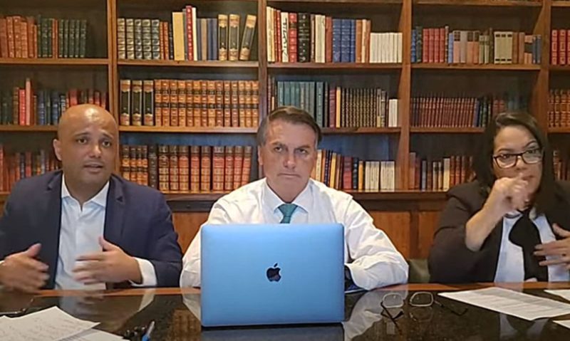 Pronunciamento à Nação – Live PR Jair Bolsonaro (17/06/2021) – Foto: Reprodução YouTube/Jair Bolsonaro/ND