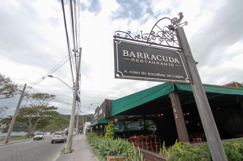 Belchior e professor Gomes jantaram duas vezes no restaurante Barracuda, na Lagoa da Conceição – Foto: Leo Munhoz/ND