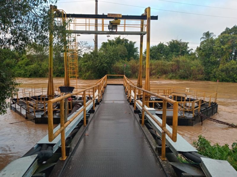 Algumas estações da Semasa precisaram ser paralisadas por conta das chuvas – Foto: Semasa/Divulgação