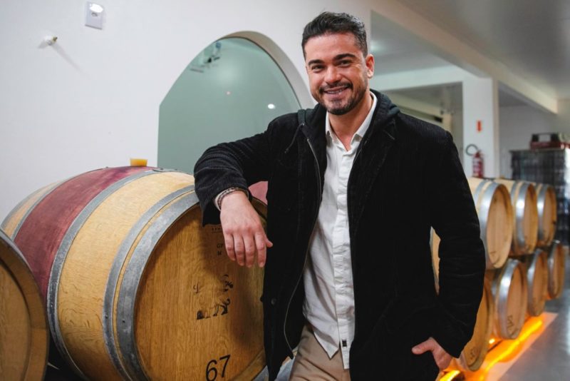 Sidney Sampaio visitando a Serra catarinense – Foto: Junior Somensi/Divulga&ccedil;&atilde;o/ND