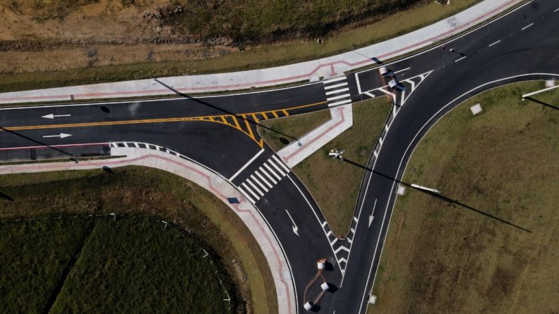 No final do &uacute;ltimo m&ecirc;s, a Prefeitura de Gaspar, finalizou a pavimenta&ccedil;&atilde;o do trecho 2 do Anel&nbsp; &nbsp;– Foto: Thiago Phillips/Divulga&ccedil;&atilde;o/ND