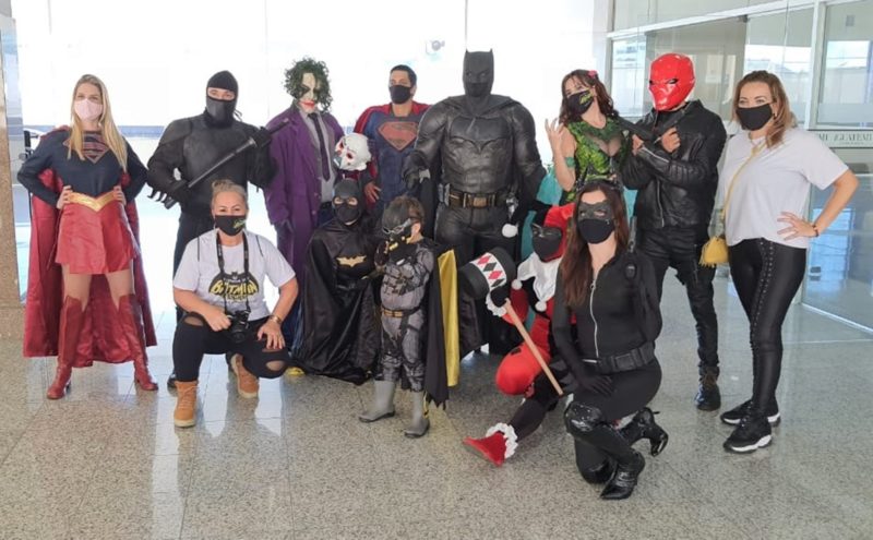 Turma do Batman pronta para agir em mais uma ação solidária – Foto: Divulgação/Divulgação/ND