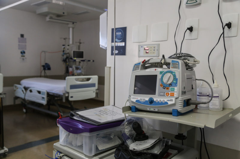 A taxa de ocupação dos leitos de UTI Adulto pelo Sistema Único de Saúde (SUS) na região no Planalto Norte Nordeste é de 97,30% – Foto: Anderson Coelho/Arquivo/ND/