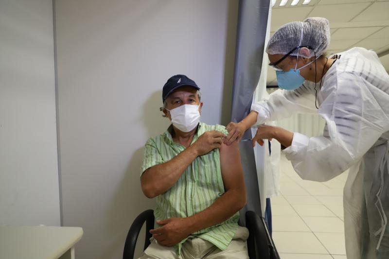 Idosos, crianças e pessoas com comorbidades pertencem ao grupo de risco da gripe &#8211; Foto: Cristiano Andujar/PMF/Divulgação/ND