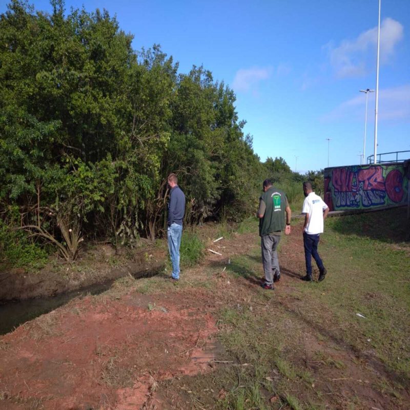 Vistoria de esgotos sendo realizada na Capital Catarinense – Foto: PMF/Divulga&ccedil;&atilde;o/ND