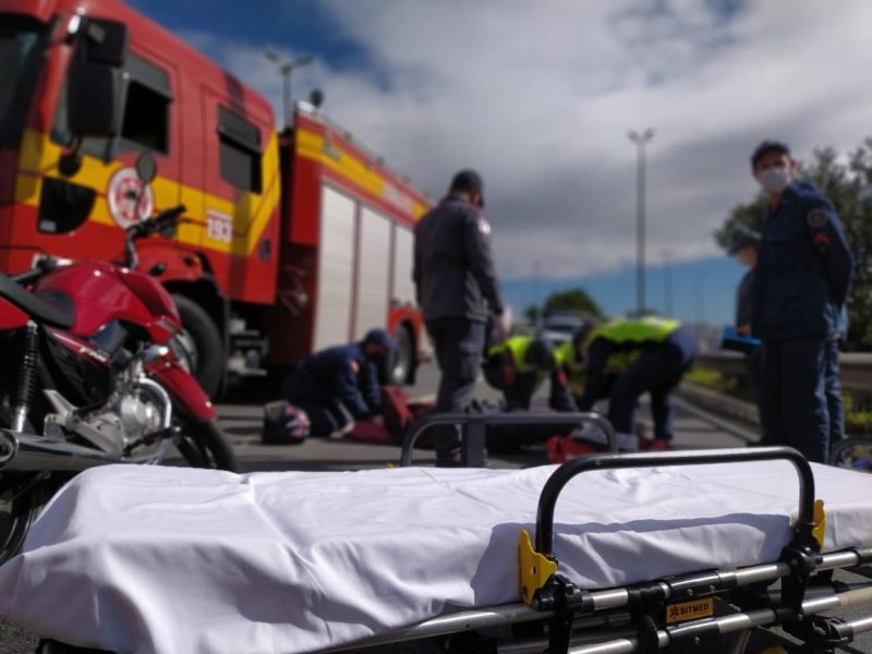 V&iacute;tima foi encaminhada ao Hospital Celso Ramos – Foto: GMF/DIvulga&ccedil;&atilde;o/ND