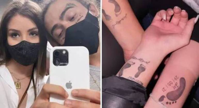 Whindersson Nunes tatua o rosto em homenagem ao filho