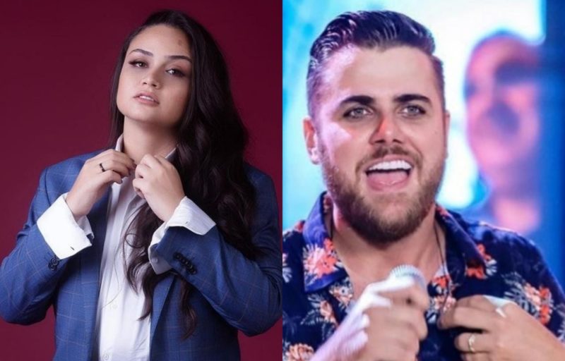 Luiza era uma das convidas especiais da live de Zé Neto – Foto: Reprodução redes sociais