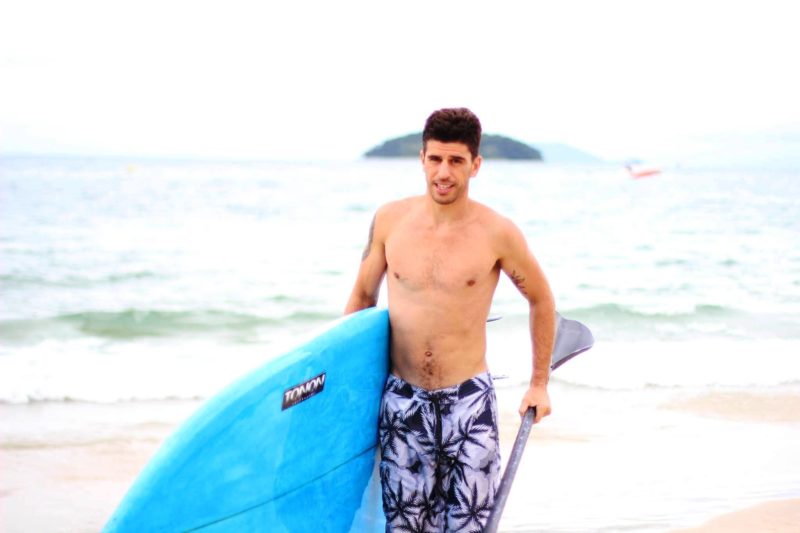Surfista será cremado neste domingo (25), no Crematório Vaticano – Foto: redes sociais/Divulgação/ND