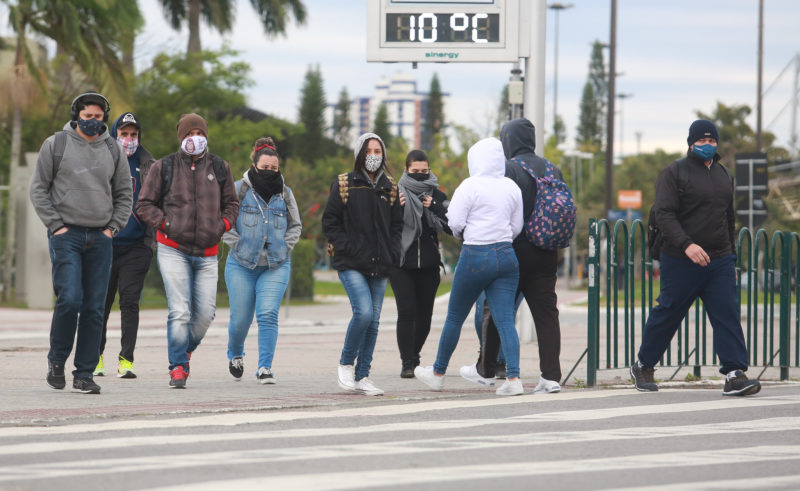 Frio em Florian&oacute;polis – Foto: Julio Cavalheiro/Governo de SC/Divulga&ccedil;&atilde;o/ND