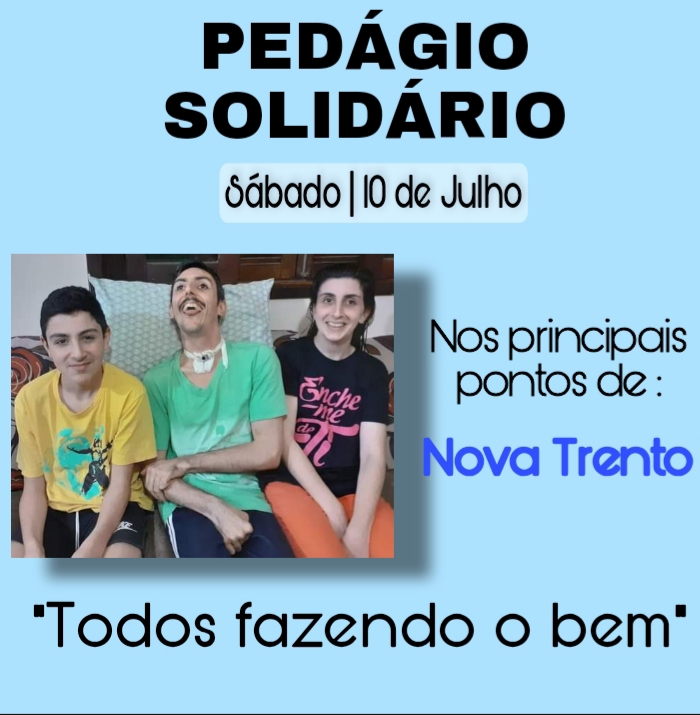 Pedágio para ajudar familia neotrentina – Foto: Divulgacão/O Trentino/ND