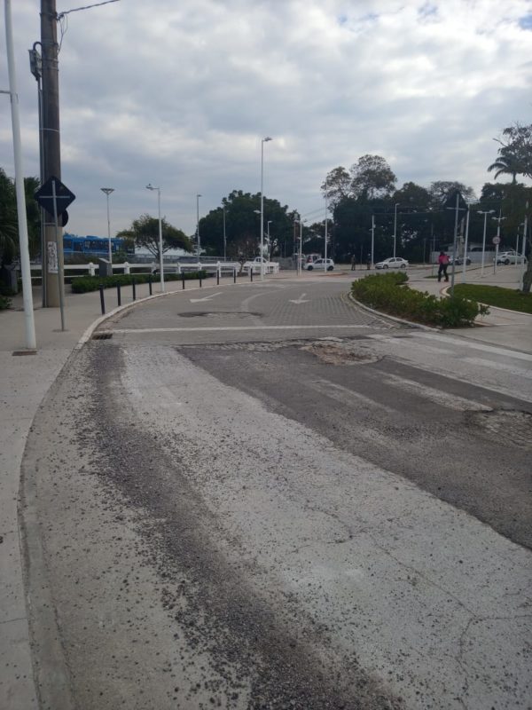 Cabeceira insular da Ponte Herc&iacute;lio Luz – Foto: Divulga&ccedil;&atilde;o/ND