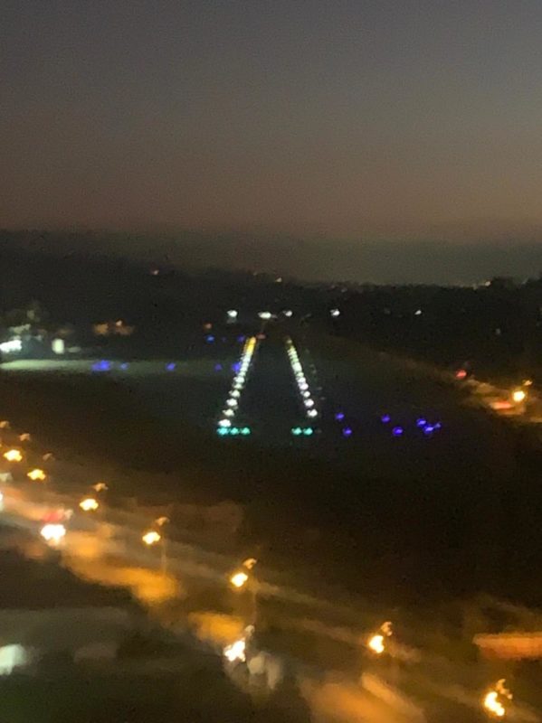 Prefeitura de Rio do Sul concluiu o balizamento noturno do aeroporto Helmuth Baungarten &#8211; Foto: Divulgação/Prefeitura de Rio do Sul