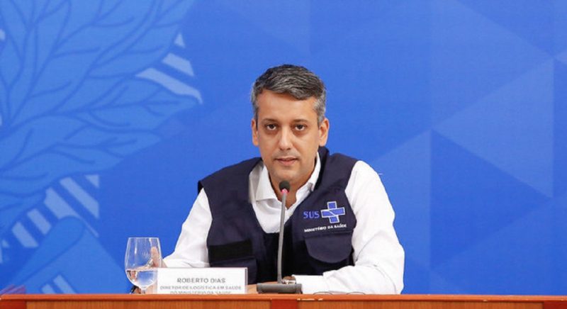Roberto Dias durante cargo no Ministério da Saúde