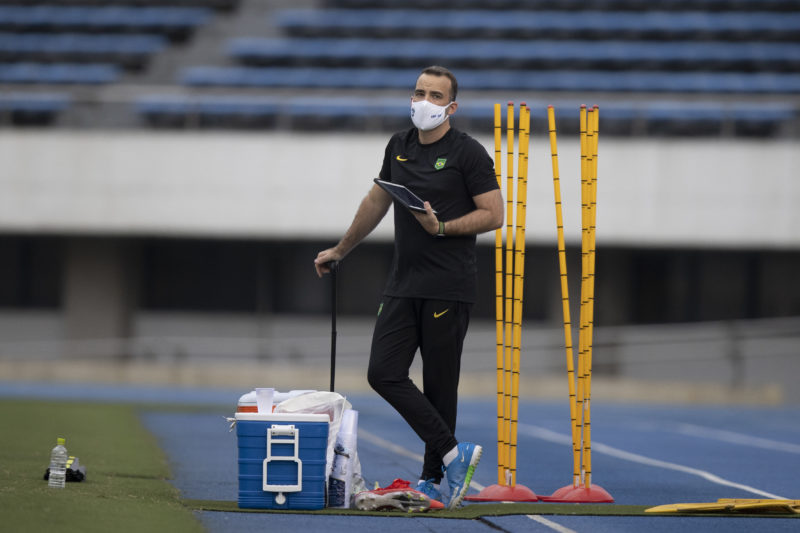 Equipe de André Jardine quer carimba vaga no futebol masculino – Foto: Lucas Figueiredo/CBF