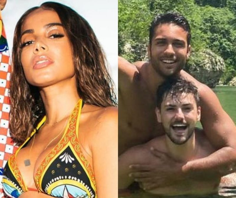 Anitta se empolga e d&aacute; cantada em atleta gay – Foto: Reprodu&ccedil;&atilde;o/Redes sociais