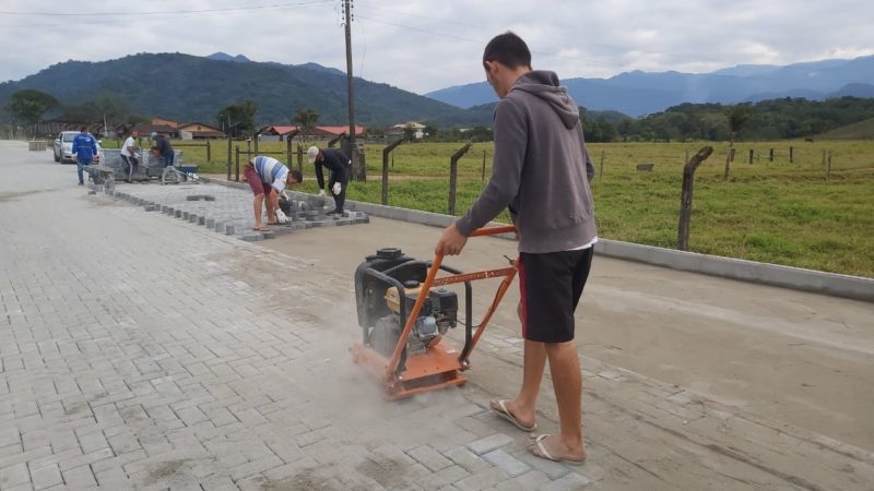 As obras j&aacute; tiveram inicio, logo ap&oacute;s o ato de entrega da Ordem de Servi&ccedil;o – Foto: Kelly Borges/NDTV