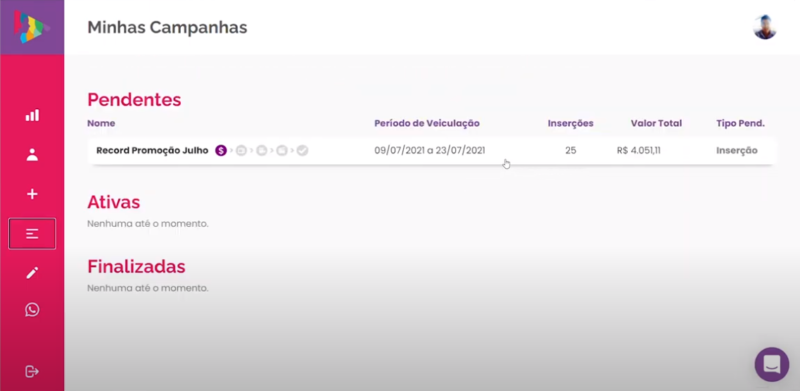 Acompanhe as campanhas criadas – Foto: Divulgação/Cimtia Ads