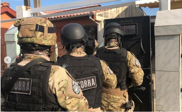 Equipe Cobra do BOPE realizou as negociações com Cristiano durante o sequestro registrado nesta segunda-feira (5) &#8211; Foto: Divulgação/BOPE/ND