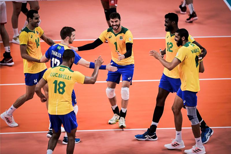 Brasil encara a Argentina na manhã desta segunda-feira – Foto: Divulgação/FIVB