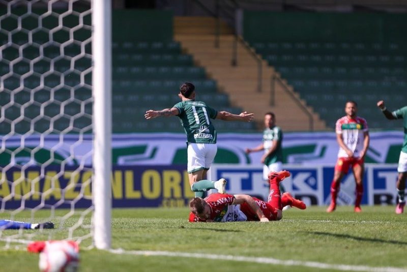 Brusque faz primeiro tempo ruim e é goleado pelo Guarani na Série B – Foto: Thomaz Marostegan/Guarani FC