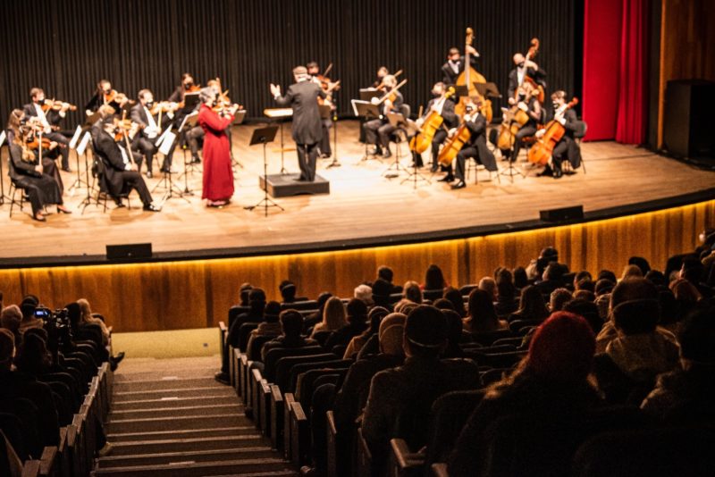 Esse foi o primeiro de cinco eventos-teste que o setor planeja fazer nas próximas semanas – Foto: Tóia Oliveira/Camerata Florianópolis/ND
