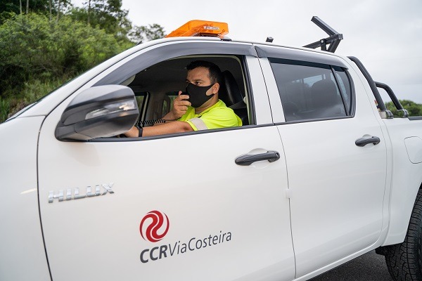 Concession&aacute;ria atende em m&eacute;dia 130 ocorr&ecirc;ncias por dia no trecho entre Palho&ccedil;a e Passo de Torres da BR-101 no Sul de Santa Catarina – Foto: Divulga&ccedil;&atilde;o/CCRViaCosteira/ND
