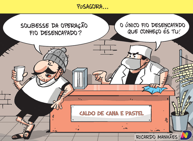 Confira a charge desta sexta-feira