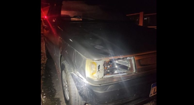 Polícia encontrou maconha dentro de carro de homem que atropelou e matou menina de 9 anos em Brusque – Foto: Polícia Militar/Divulgação