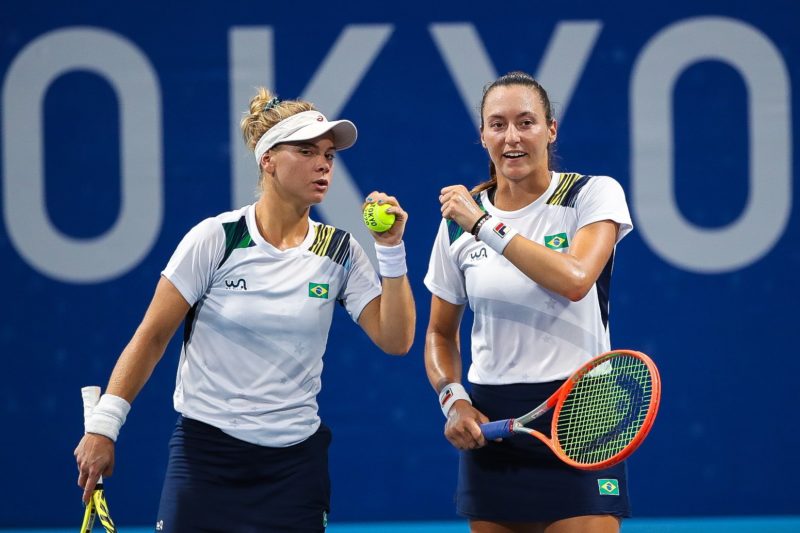Laura Pigossi e Luisa Stefani estão nas semifinais do torneio de duplas! – Foto: Gaspar Nóbrega/COB