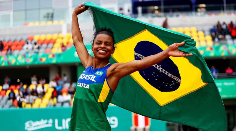 Eliane Martins compete no salto em distância – Foto: Wagner Carmo/CBAt
