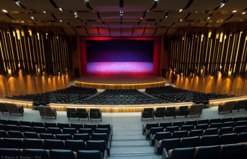 Teatro ir&aacute; receber 548 pessoas no primeiro evento-teste de SC – Foto: FCC/Divulga&ccedil;&atilde;o/ND