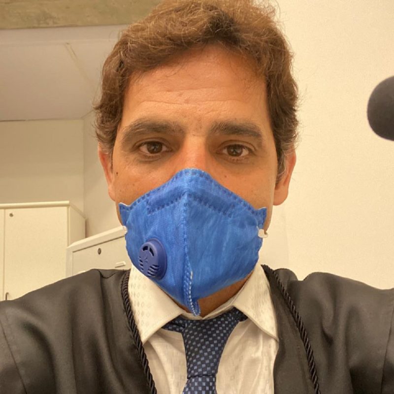 Jornalista e advogado Evandro Saad descobriu c&acirc;ncer enquanto estava internado com Covid-19 – Foto: Reprodu&ccedil;&atilde;o/Facebook