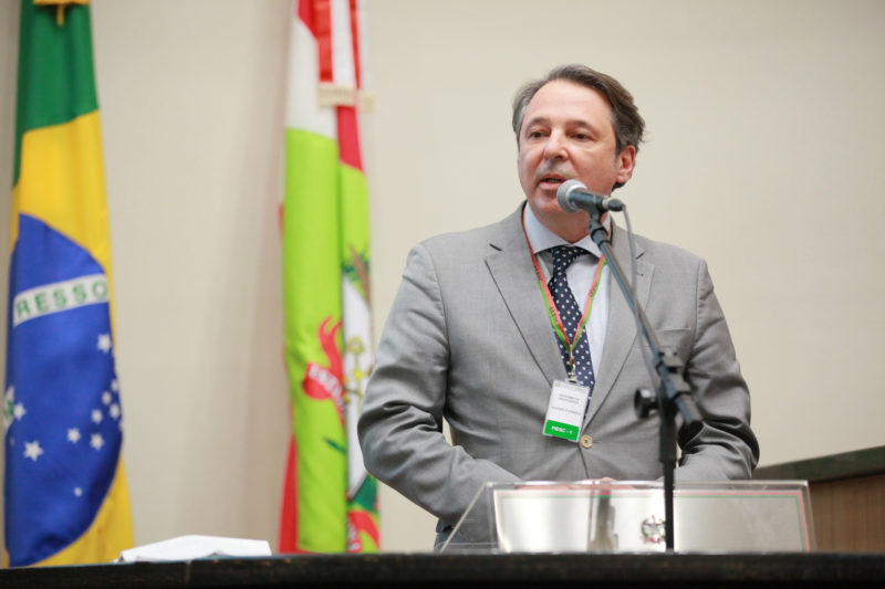 Diretor Institucional e Jurídico da Fiesc, Carlos José Kurtz, representou a entidade na audiência – Foto: Vicente Schmitt/Agência AL/ND