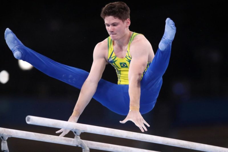 Três brasileiros se classificam para as finais da ginástica artística masculina em Tóquio – Foto: Gaspar Nóbrega/COB/Divulgação/ND